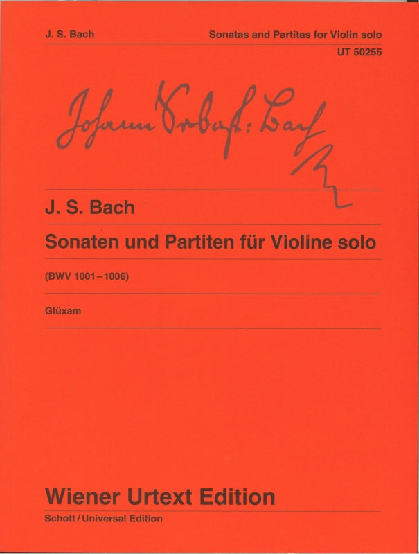 Bach, Sonaten und Partiten (Gluxam) (Wiener Urtext Edition)