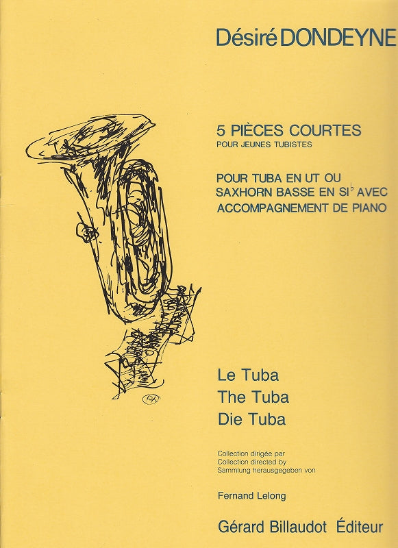 Dondeyne, 5 Pieces courtes (Billaudot)