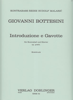 Bottesini, Introduzione e Gavotte A-dur (Doblinger)