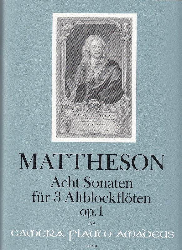 Mattheson, 8 Sonaten op. 1 (AAARec) (Amadeus Verlag)