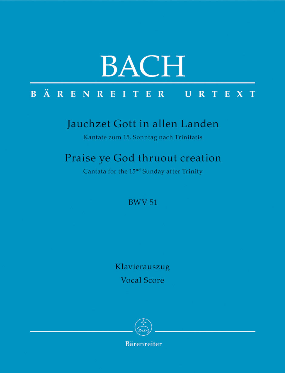 Bach, Kantate Nr. 51 (Barenreiter)