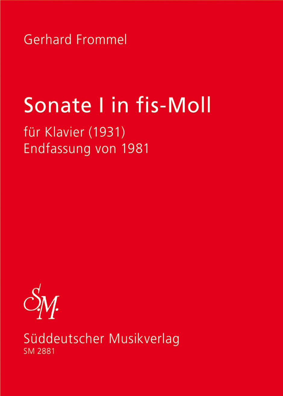 Frommel, Sonate Nr. 1, fis-moll (Suddeutscher Musikverlag)