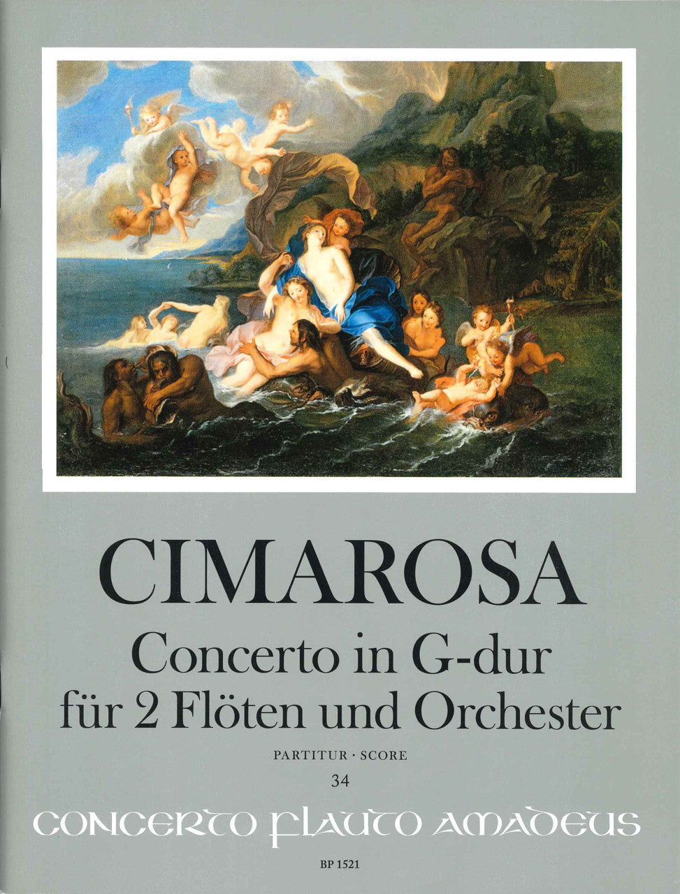 Cimarosa, Concerto in G (2Fl, Orch.) (Amadeus Verlag)