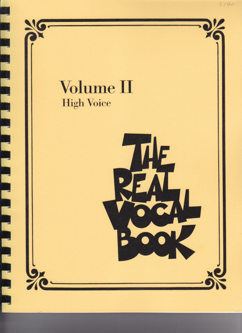 Real Vocal Book 2, High Voice (Hal Leonard)