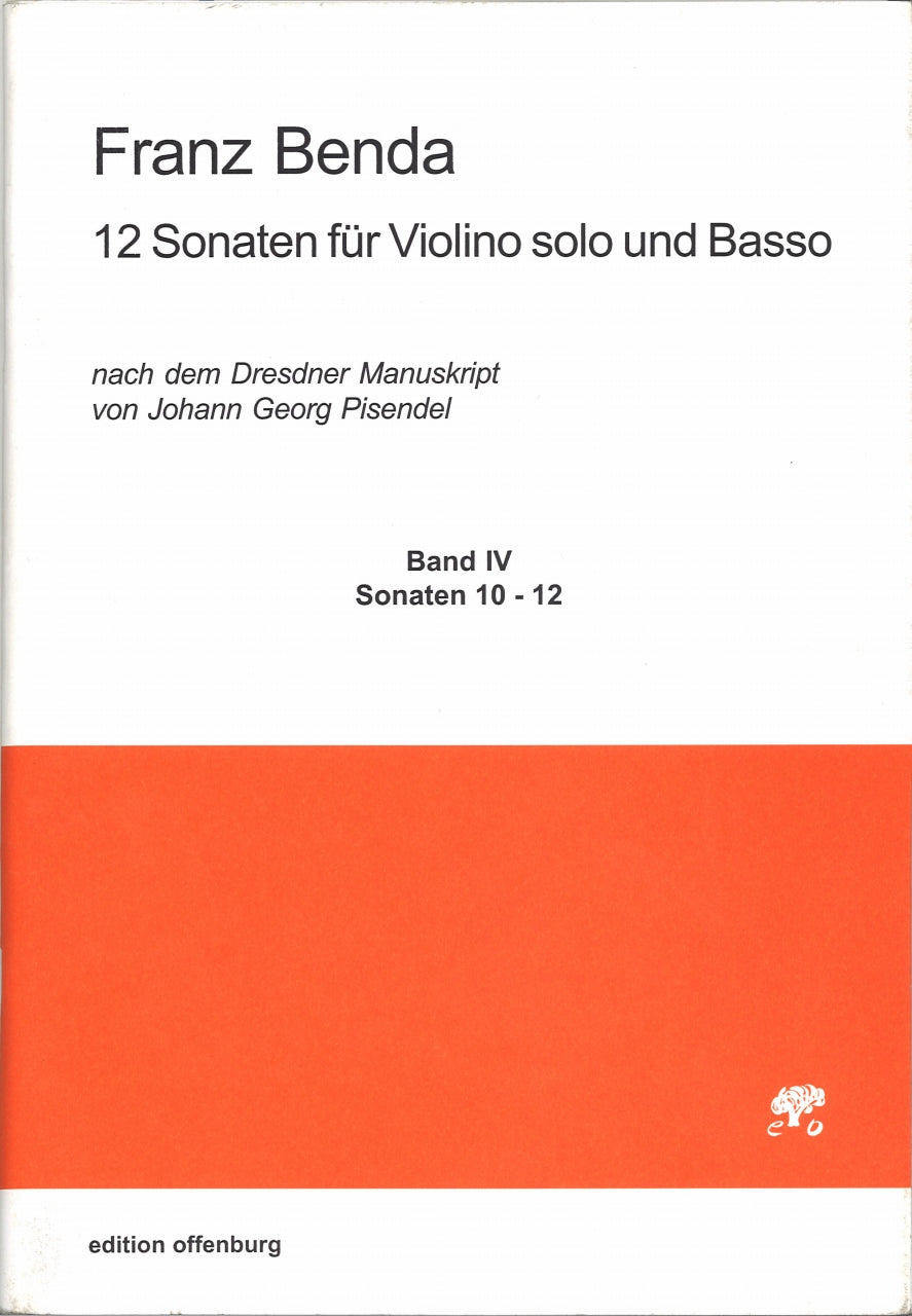 Benda, 12 Sonaten, IV (Vn,Bc) (Offenburg, Edition)