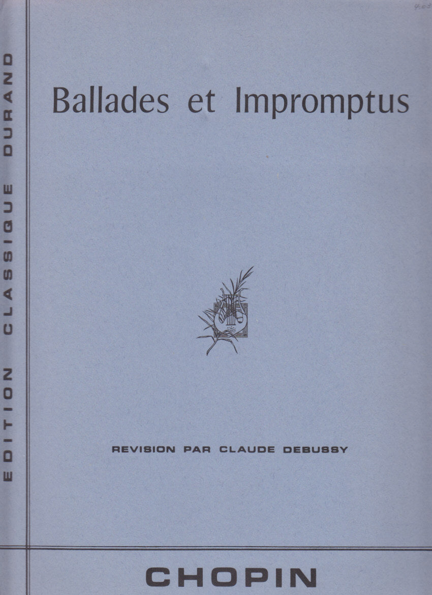 Chopin, Ballades & Impromptus (Debussy) (Durand)