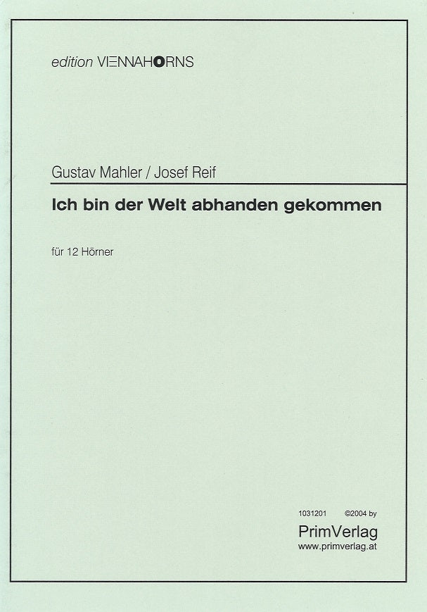 Mahler, Ich bin der Welt abhanden... (Prim Verlag)