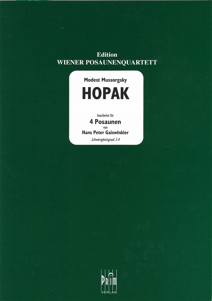 Mussorgsky, Hopak (4Tbn) (Prim Verlag)