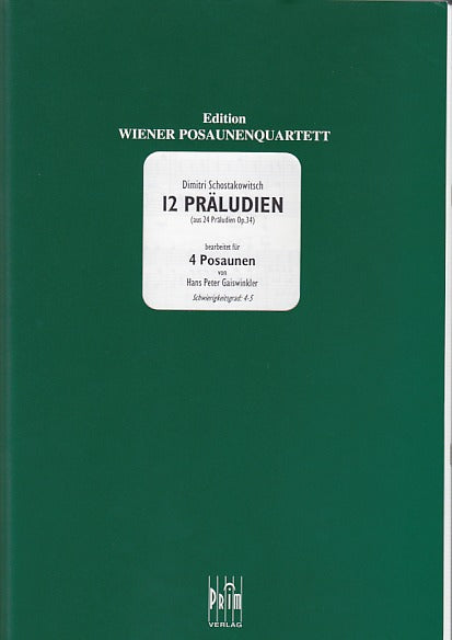 Shostakovich, 12 Praludien, op. 34 (Prim Verlag)