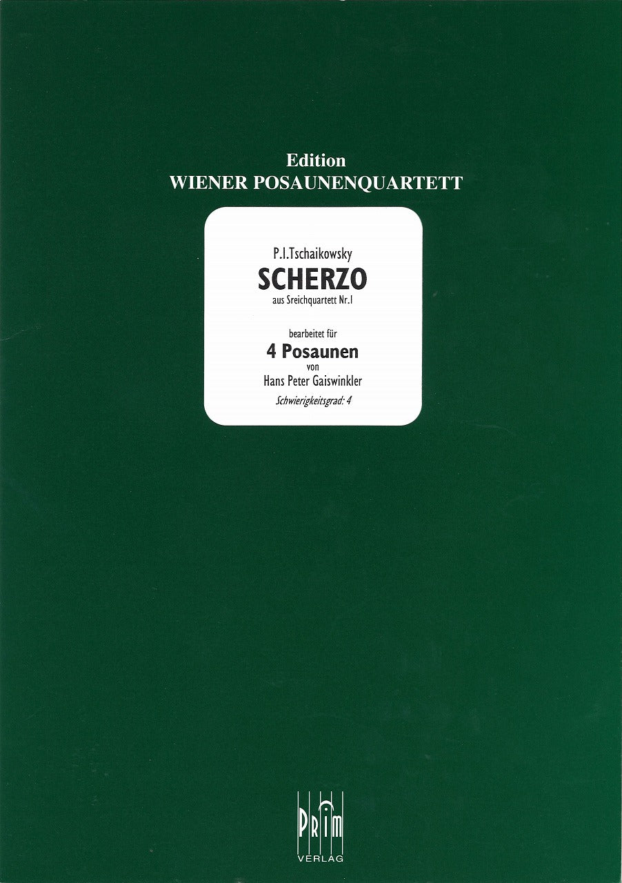 Tchaikovsky, Scherzo (4Tbn) (Prim Verlag)