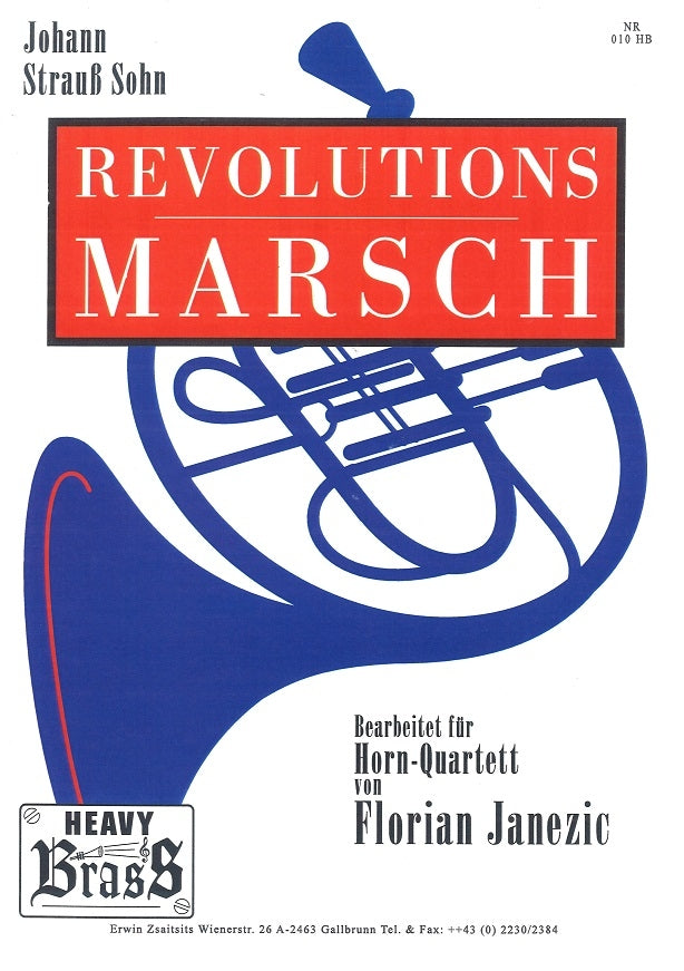 Strauss,J., Revolutionsmarsch (4Hn) (Heavy Brass)