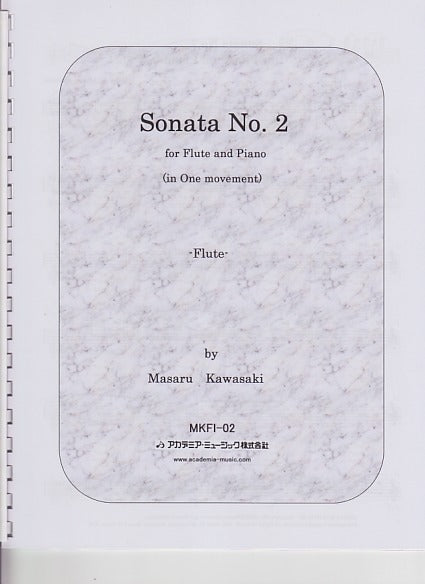 Kawasaki, Sonata No. 2 for Flute & Piano (Academia Music)
