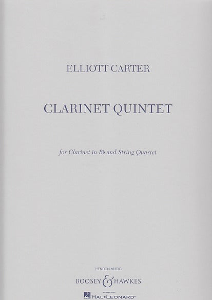 Carter, Clarinet Quintet (Score,Parts) (Boosey)