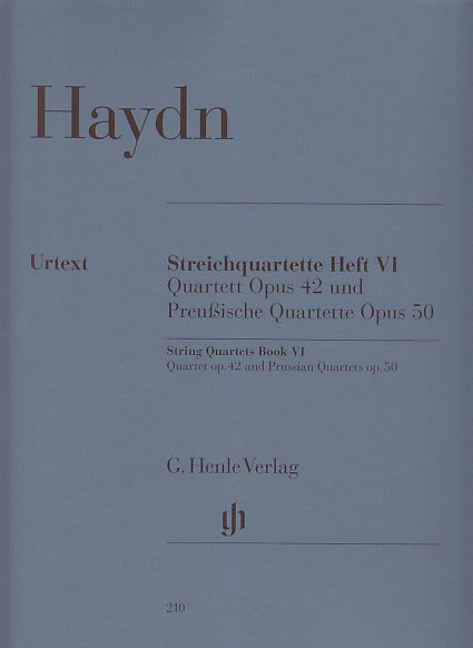 Haydn, Streichquartette 6: op. 42, 50 (Henle)