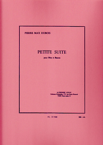 Dubois, Petite Suite (Fl,Bn) (Leduc)