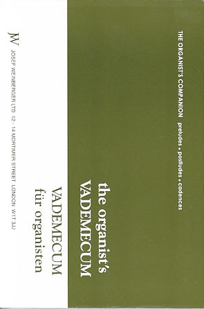 Vademecum fur Organisten (Dite) (Weinberger)