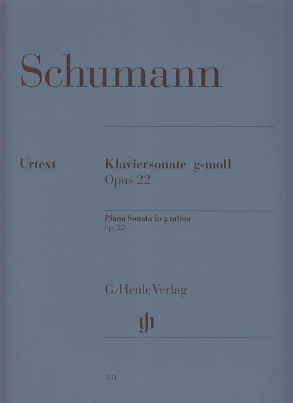 Schumann, op. 22 Sonate in g (Herttrich) (Henle)