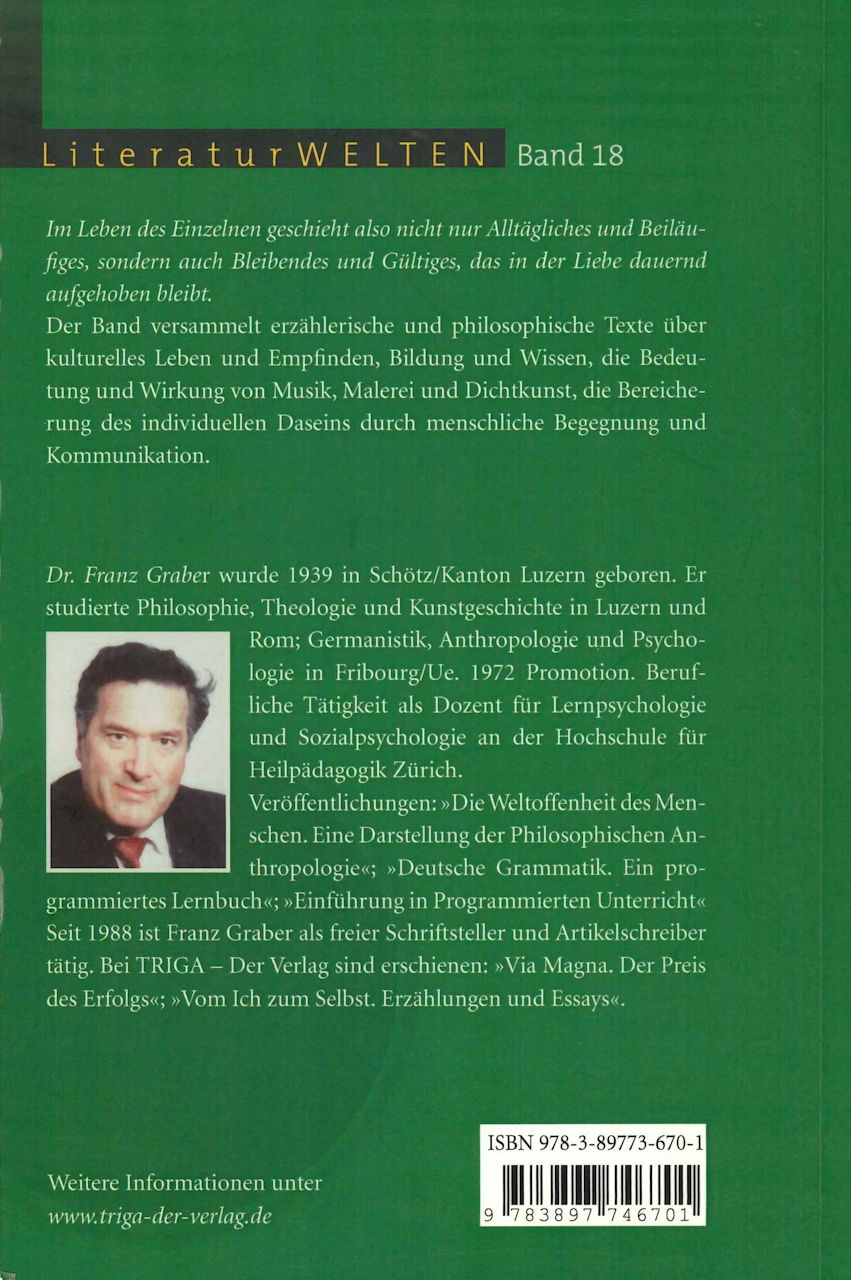 Graber,F., Wissen und Begegnung (Triga)