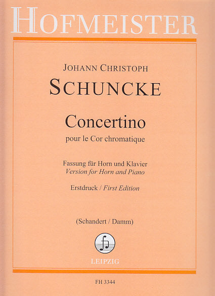 Schuncke, Concertino in F (Hn,Pf) (Hofmeister)