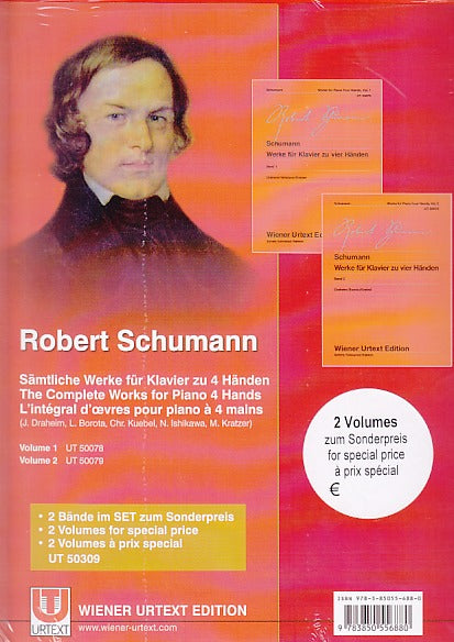 Schumann, Werke fur Klav. 4 Handen 1+2 (Wiener Urtext Edition)