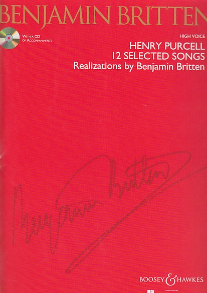 Purcell, 12 Selected Songs (H) (Boosey)