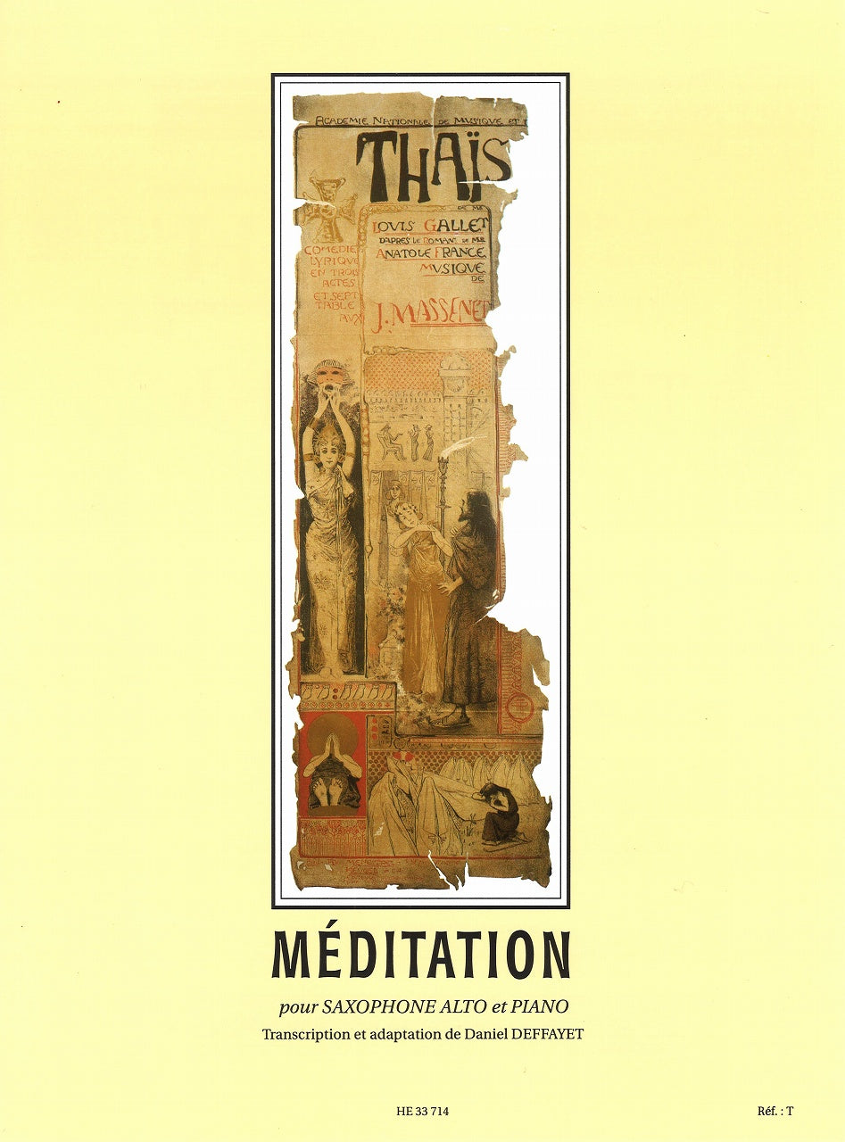 Massenet, Meditation de Thais (ASax,Pf) (Leduc)
