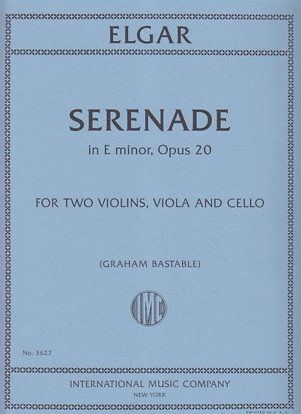 Elgar, Serenade op. 20 (Quartet) (IMC)