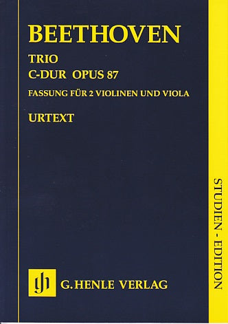 Beethoven, Trio op. 87 (2Vn,Va) (Henle)