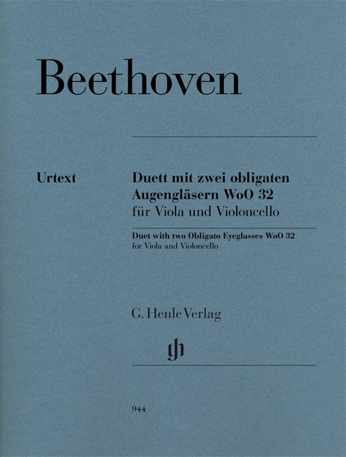Beethoven, Duett WoO 32 (Va,Vc) (Henle)
