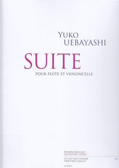Uebayashi, Suite (Fl,Vc) (Leduc)