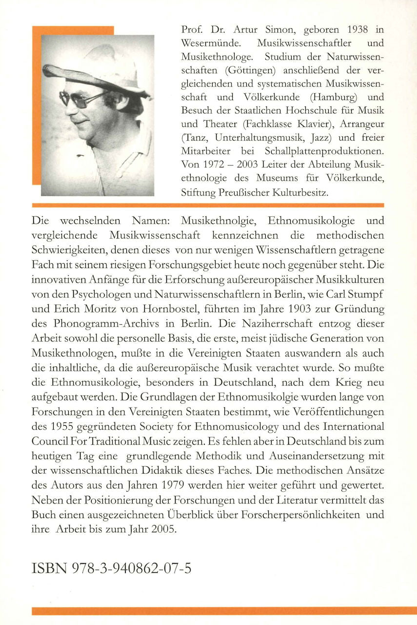 Simon,A., Ethnomusikologie: Aspekte (+CD (Simon Verlag fur Bibliothekswissen)