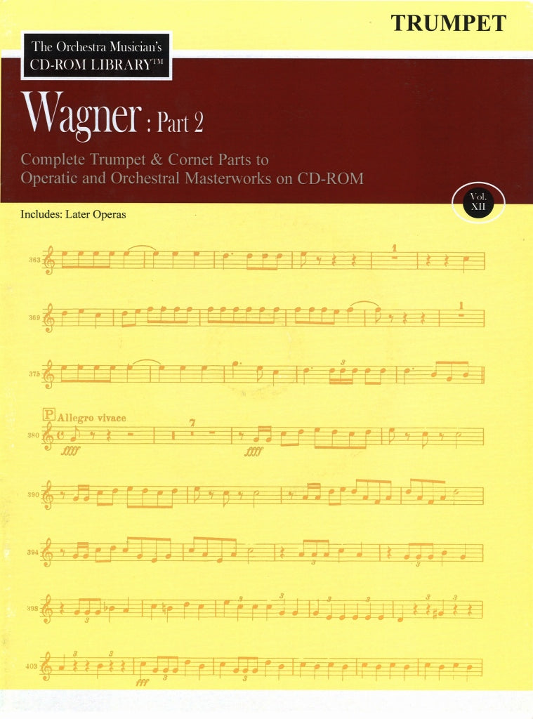 Orchestra Musician's CD-ROM 12 Trumpet (CD Sheet Music)