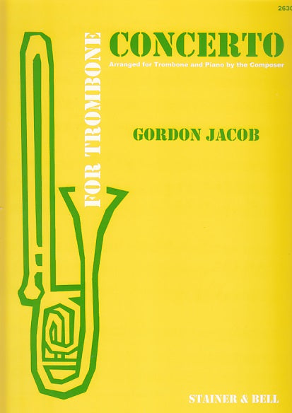 Jacob, Concerto for Trombone (Stainer & Bell)