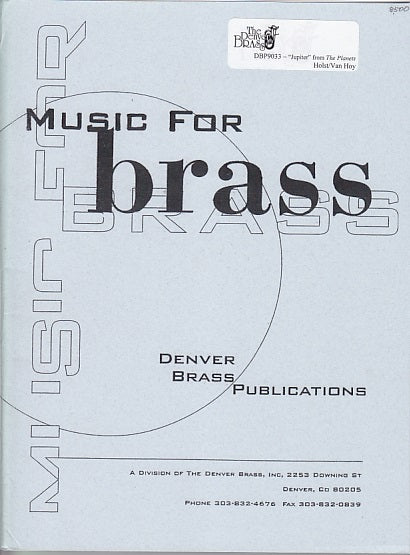 Holst, Jupiter, The Bringer of Jollity (Denver Brass)