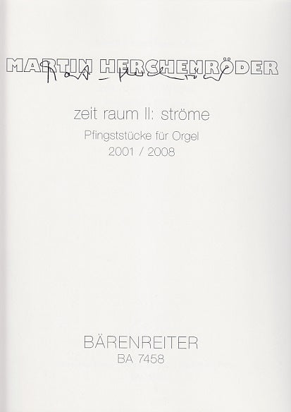 Herchenroder, Zeit Raum II: Strome (Barenreiter)