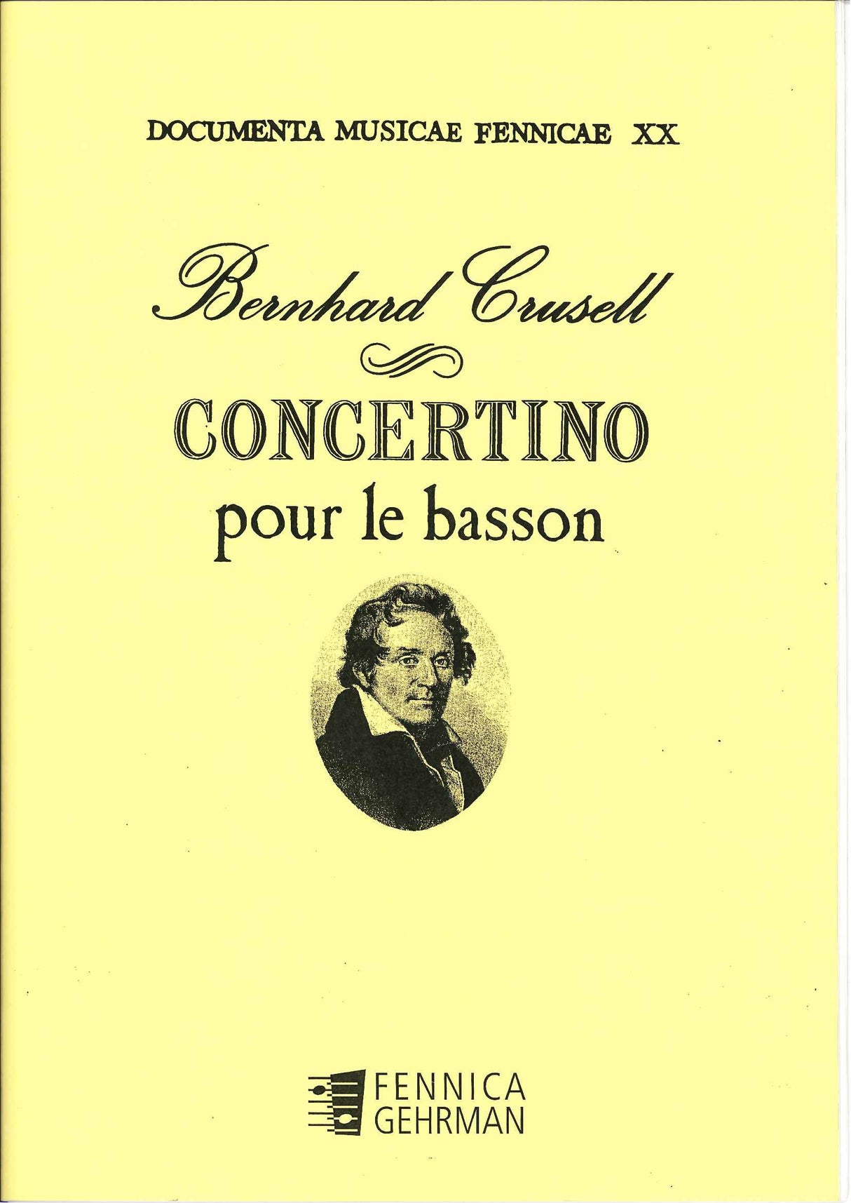 Crusell, Concertino pour le basso (Fennica Gehrman)