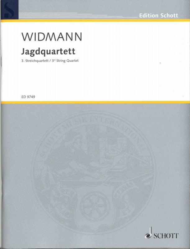 Widmann, Streichquartett Nr. 3 'Jagd-' (Schott)