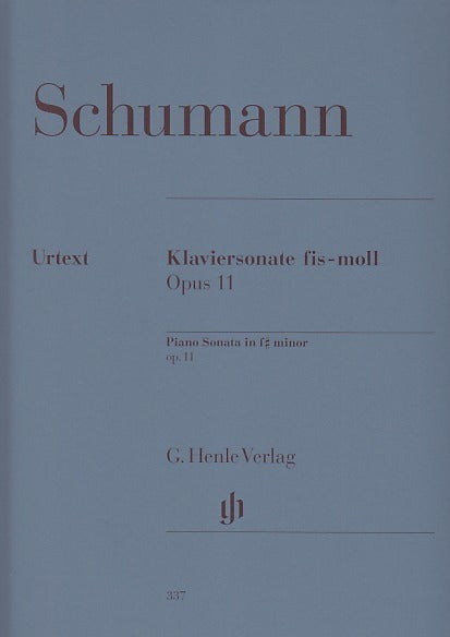 Schumann, op. 11 Sonate fis-moll (rev.) (Henle)