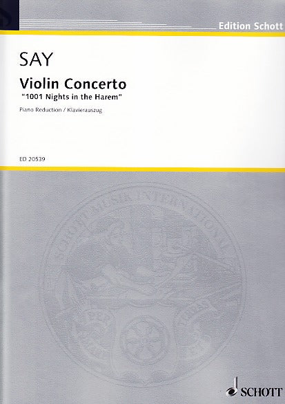 Say, Concerto for Violin '1001 Nights' (Schott)