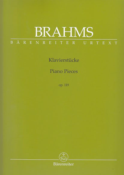 Brahms, Klavierstucke op. 119 (Kohn) (Barenreiter)
