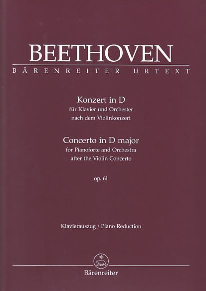 Beethoven, Concerto op. 61a (Barenreiter)