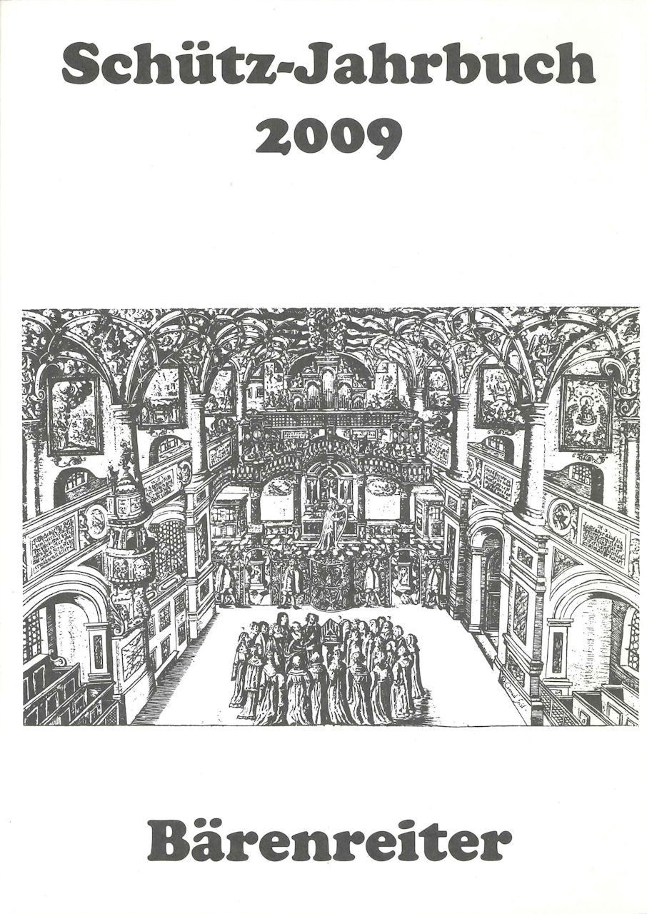 Schutz-Jahrbuch 2009 (Barenreiter)