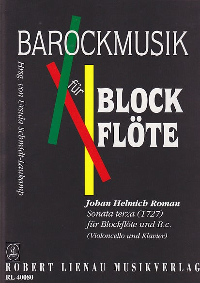 Roman, Sonata No. 3 (Fl/Rec,Bc) (Lienau)