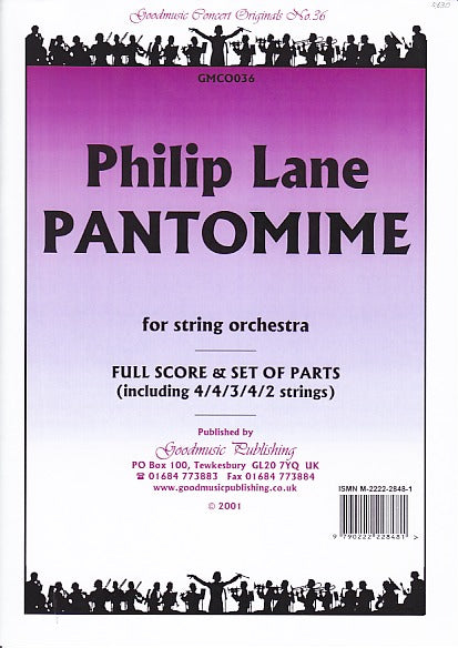 Lane, Pantomime (Goodmusic Pub.)