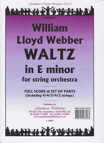 Lloyd Webber, Waltz in e minor (Goodmusic Pub.)