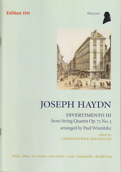 Haydn, Divertimento No. 3 after op. 71/3 (Edition HH)