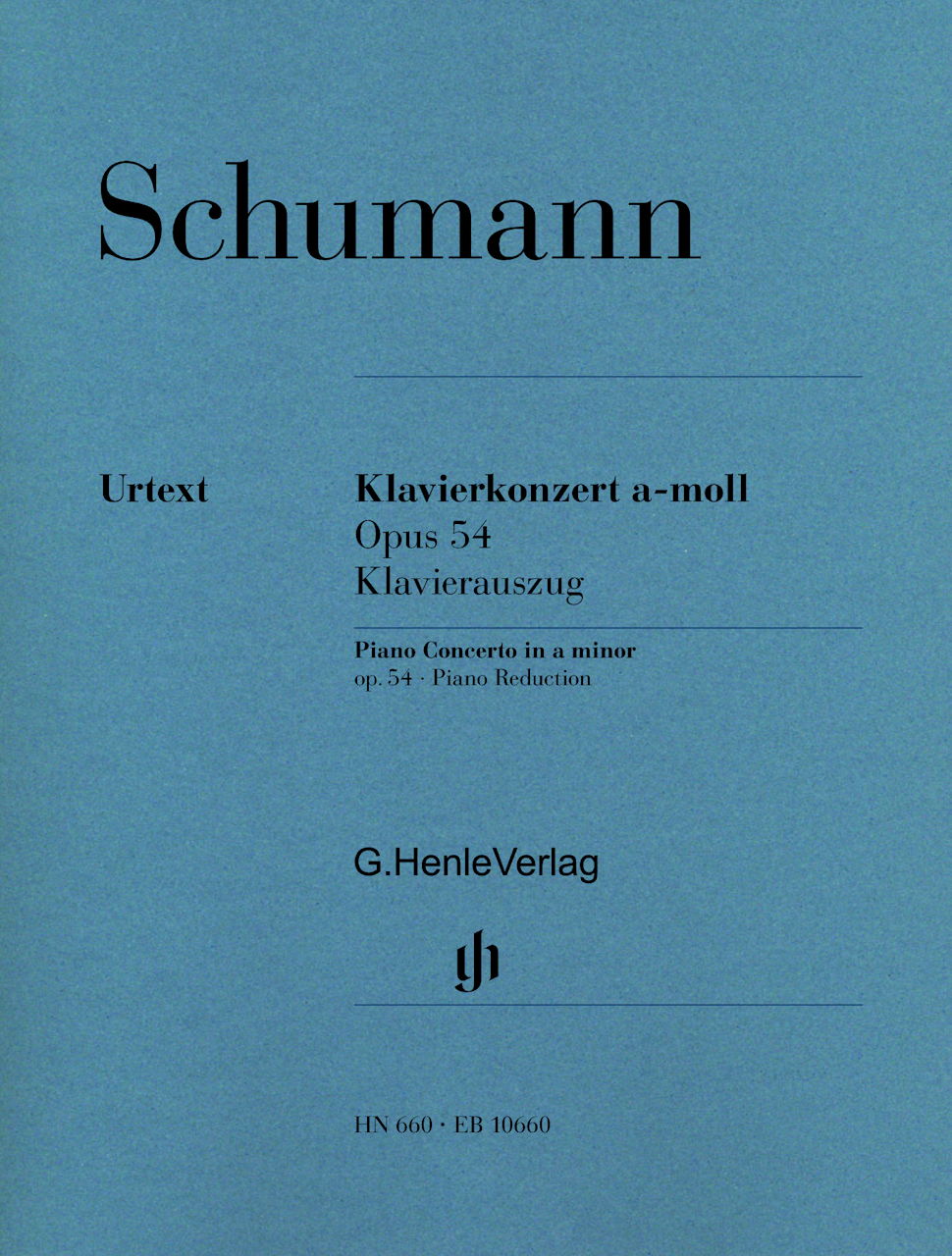 Schumann, Concerto op. 54 (Jost/Uchida) (Henle)