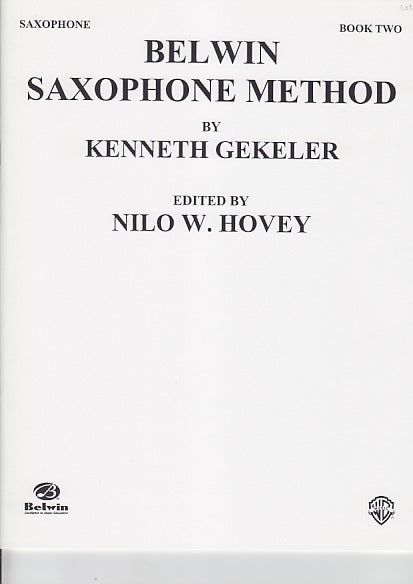 Gekeler, Saxophone Method 2 (Belwin/Alfred)