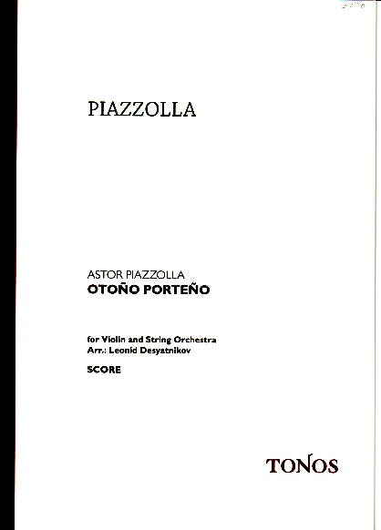 Piazzolla, Otono porteno (Vn,Str) (Tonos)