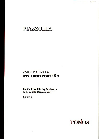 Piazzolla, Invierno porteno (Vn,Str) (Tonos)